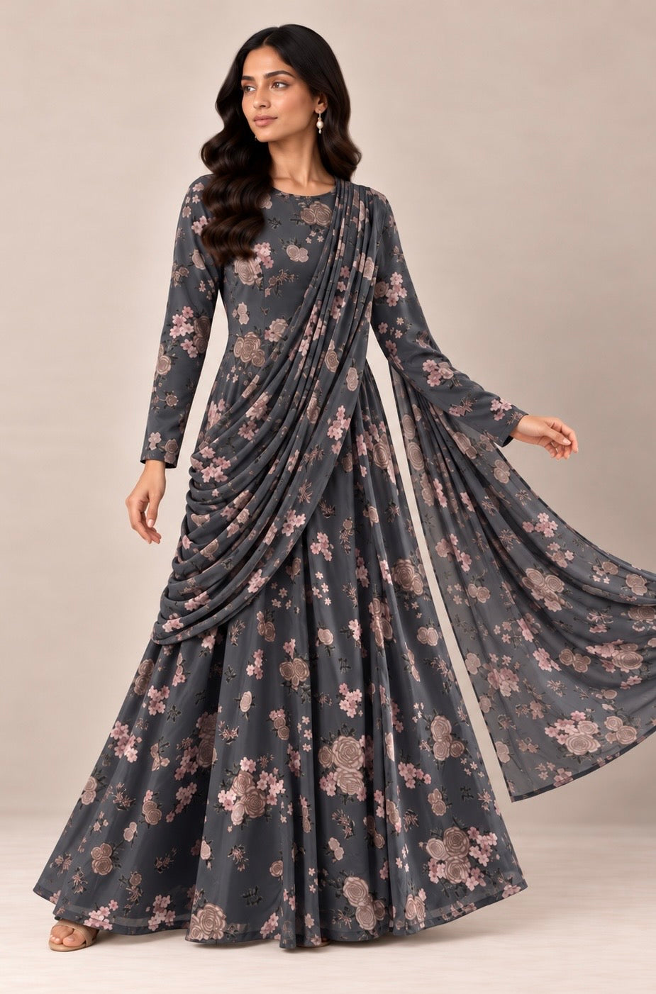 Reem Draped Gown