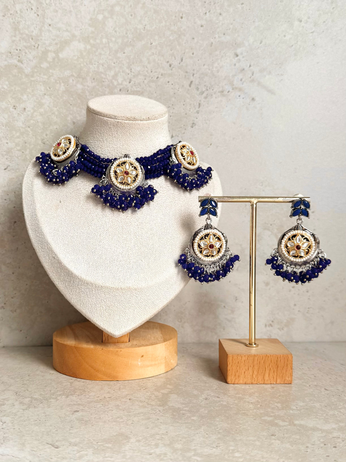 Rattan Necklace Set