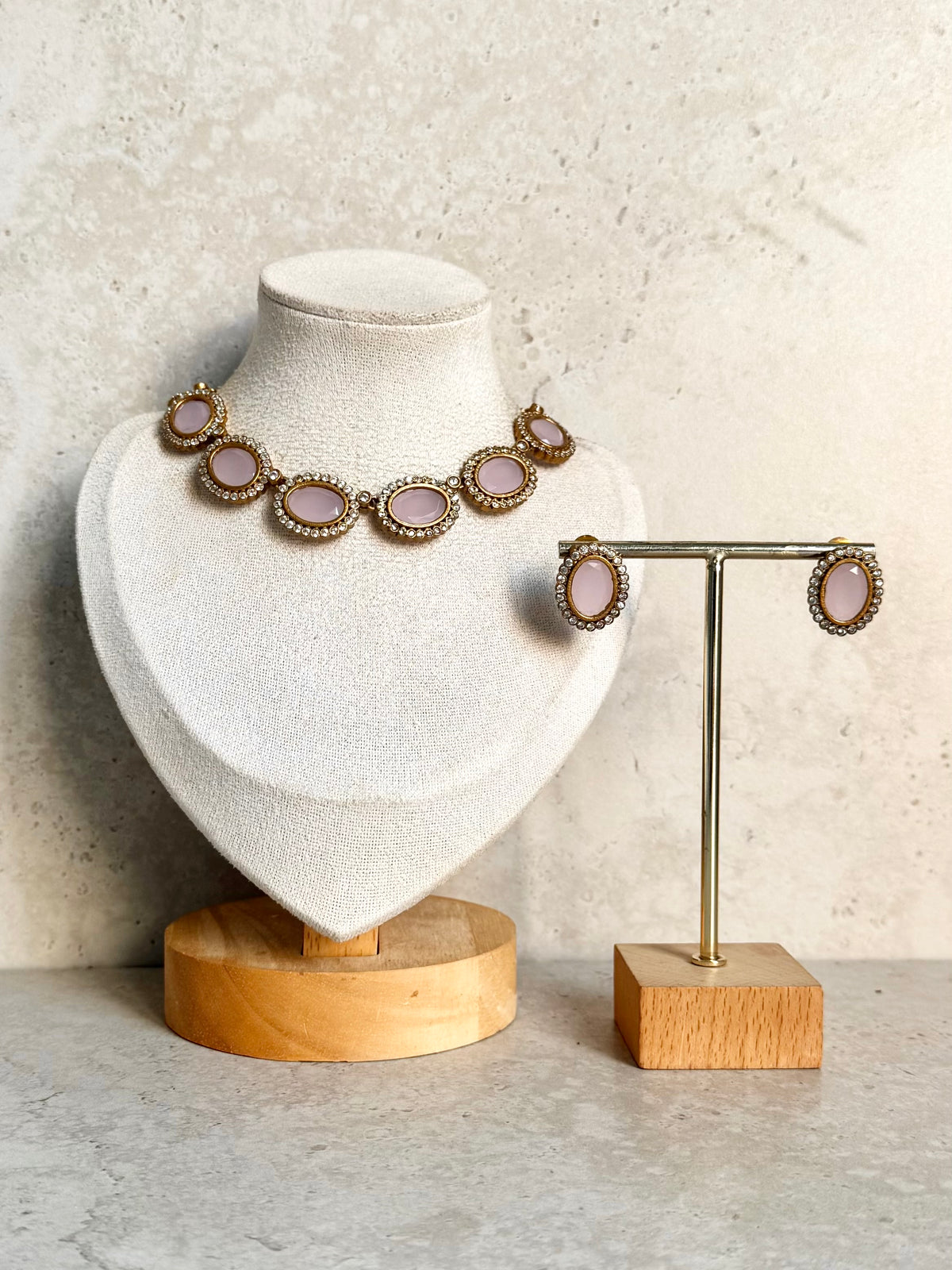 Ruby Necklace Set