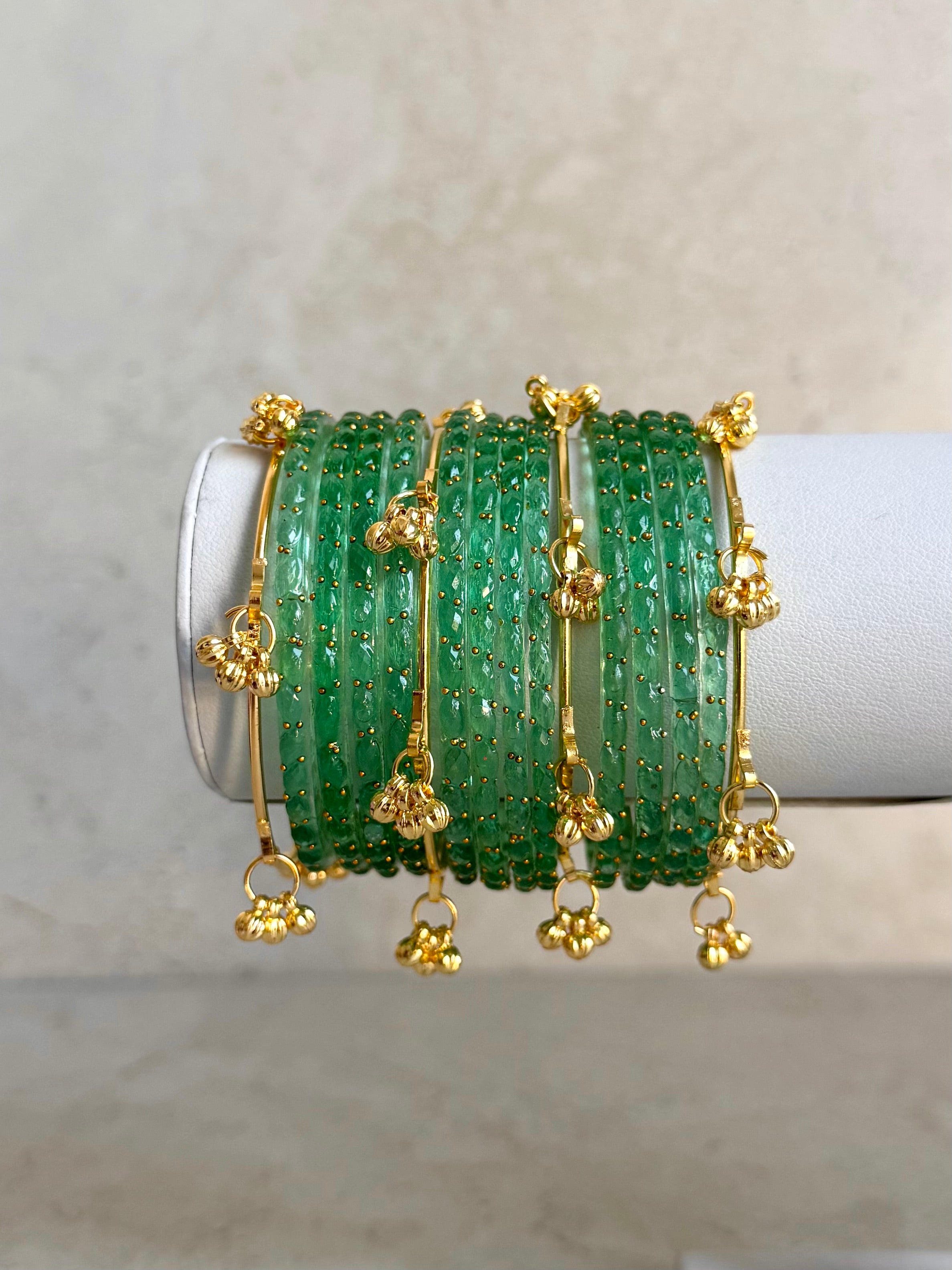 Kashmiri Bangles - Green