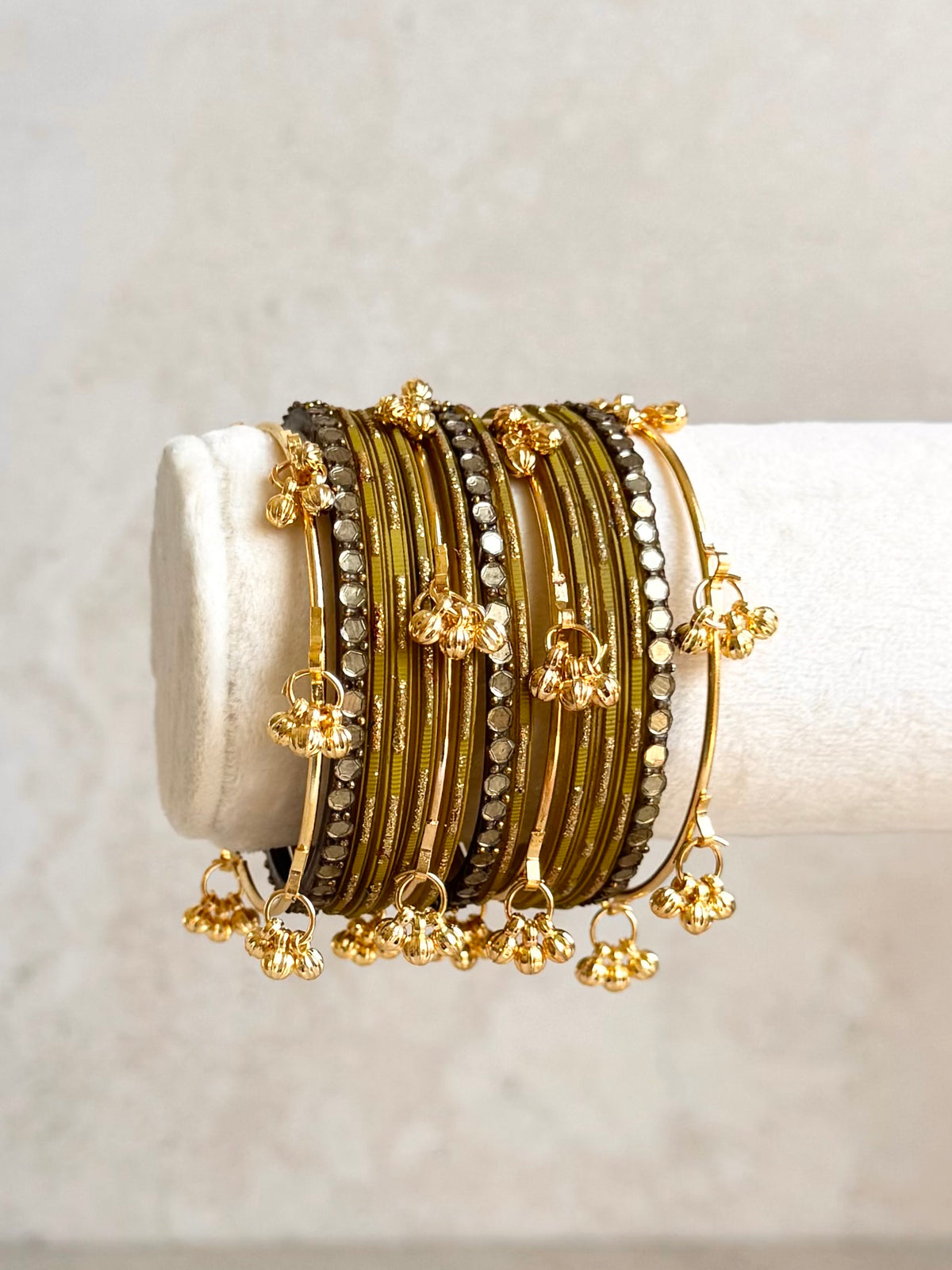 Olive Bangle Set
