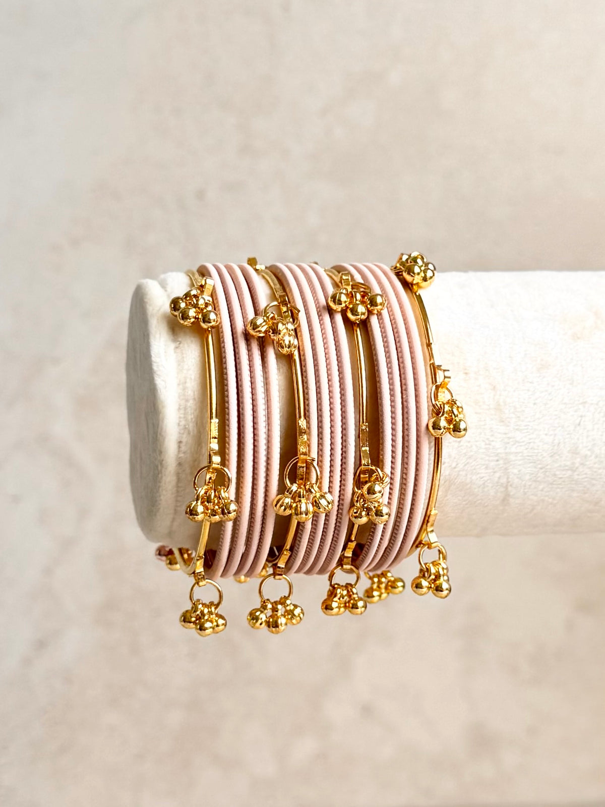 Peach Bangle Set