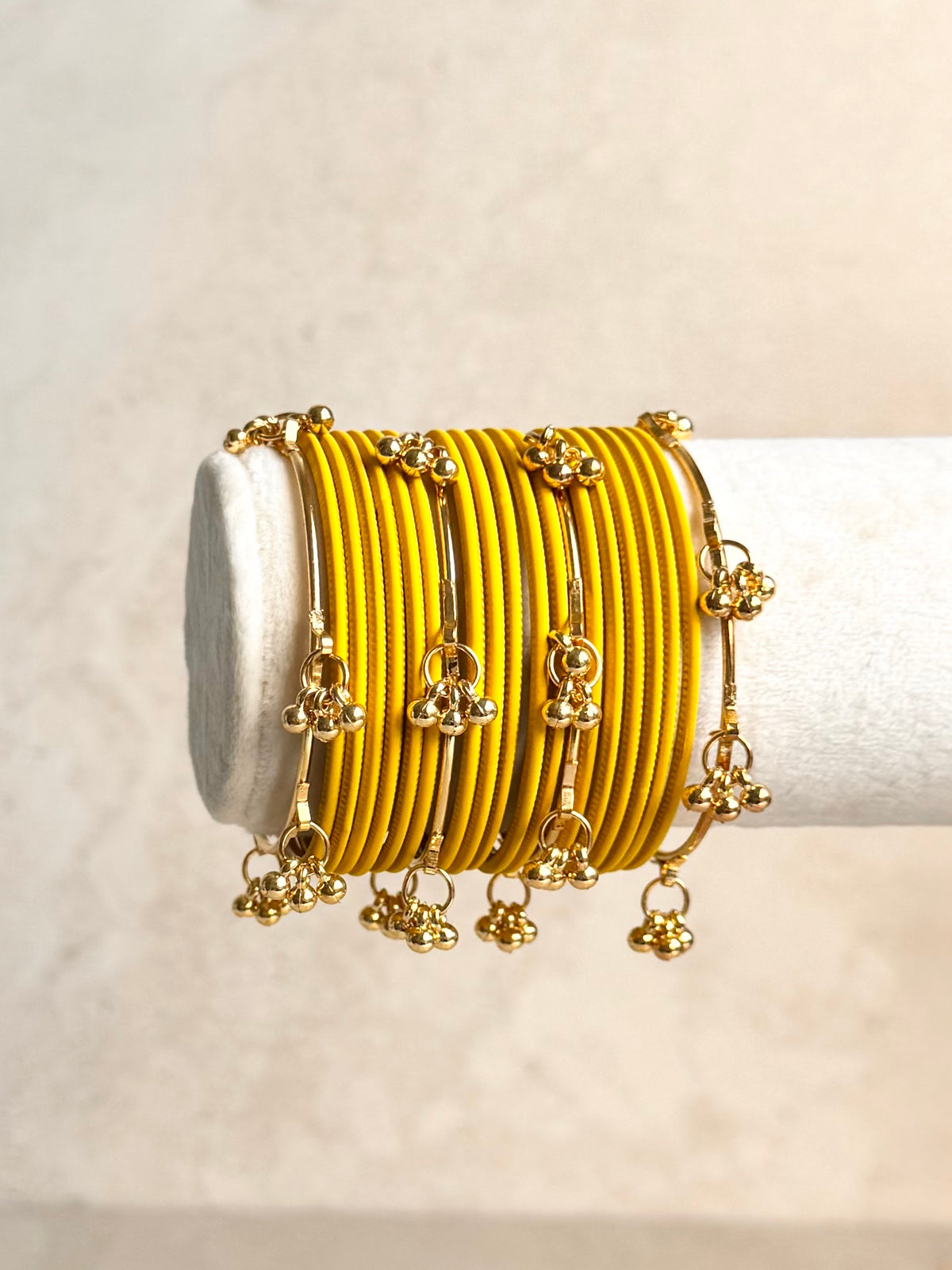 Yellow Bangle Set