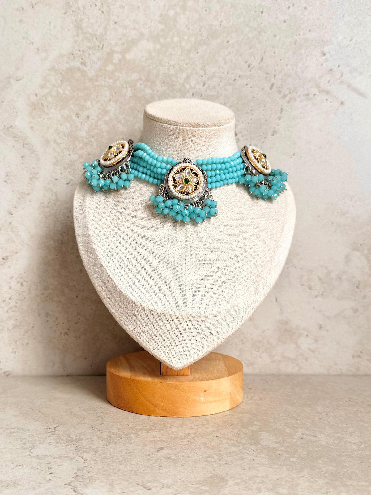 Rattan Necklace Set