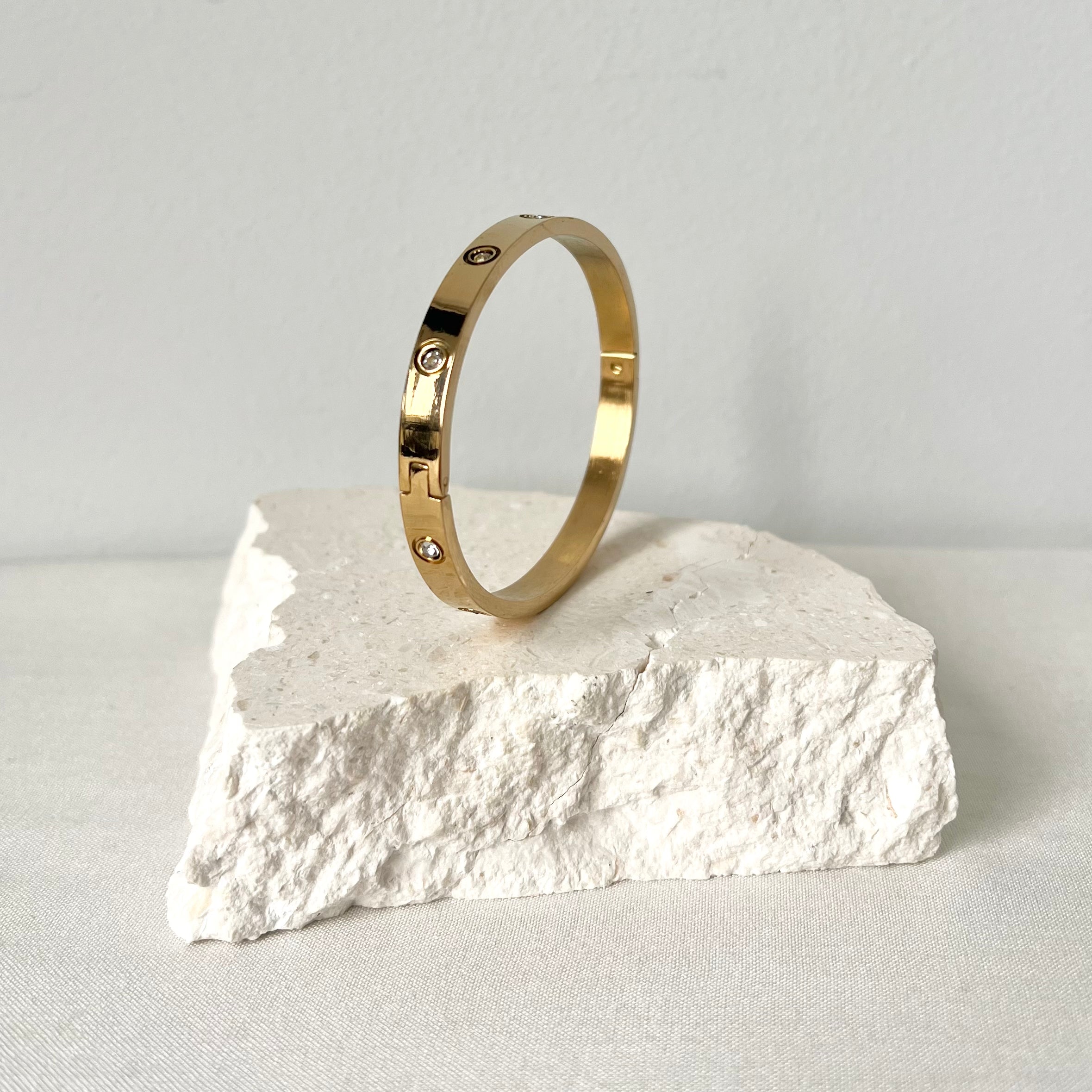 Gold Cuff Bangle