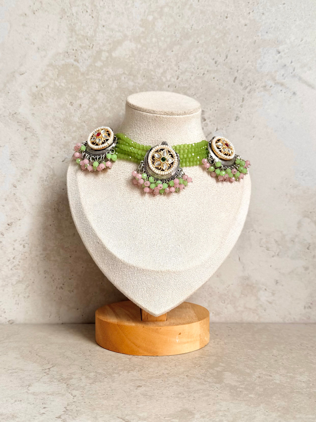 Rattan Necklace Set