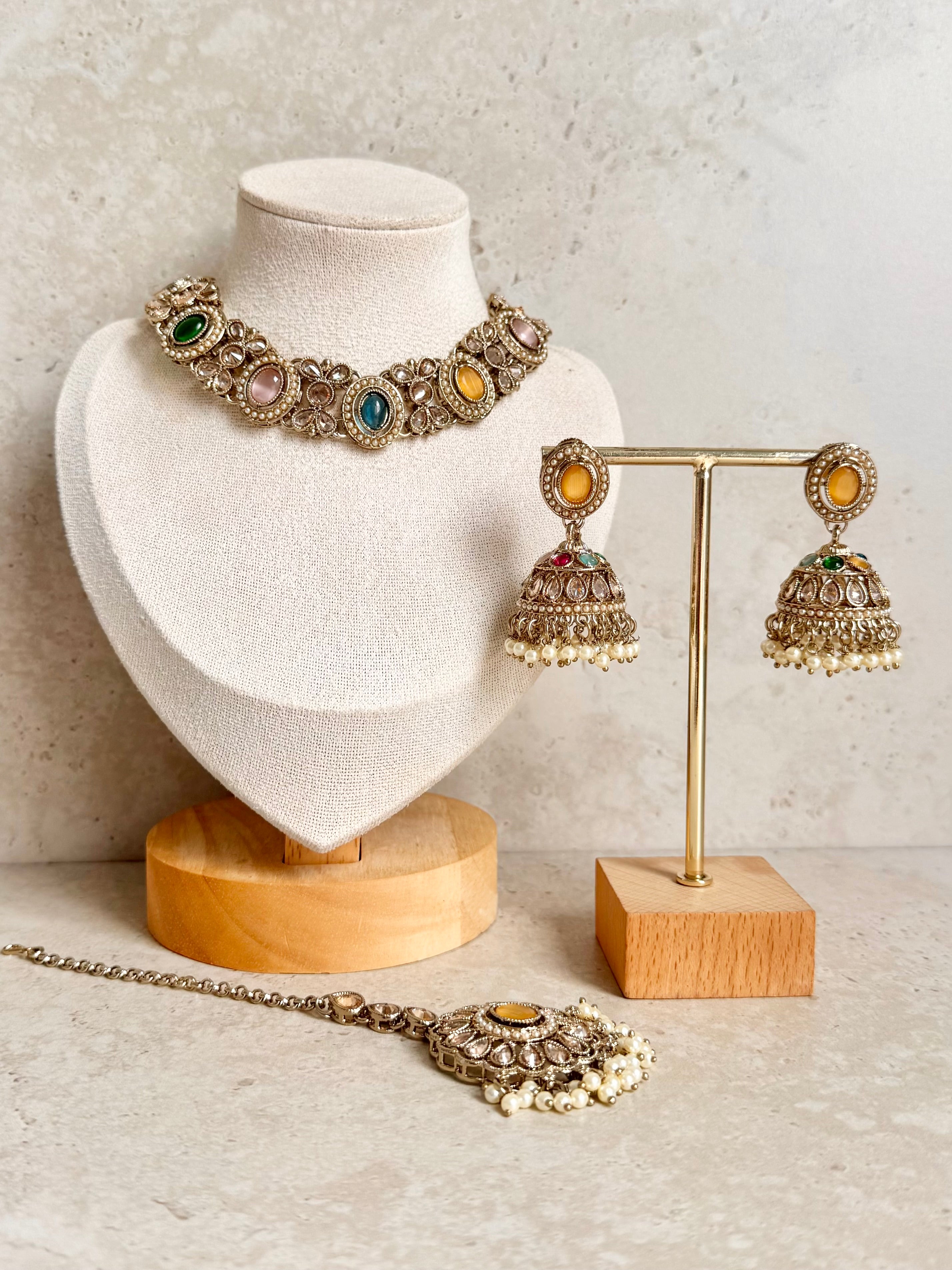 Jaspreet Necklace Set