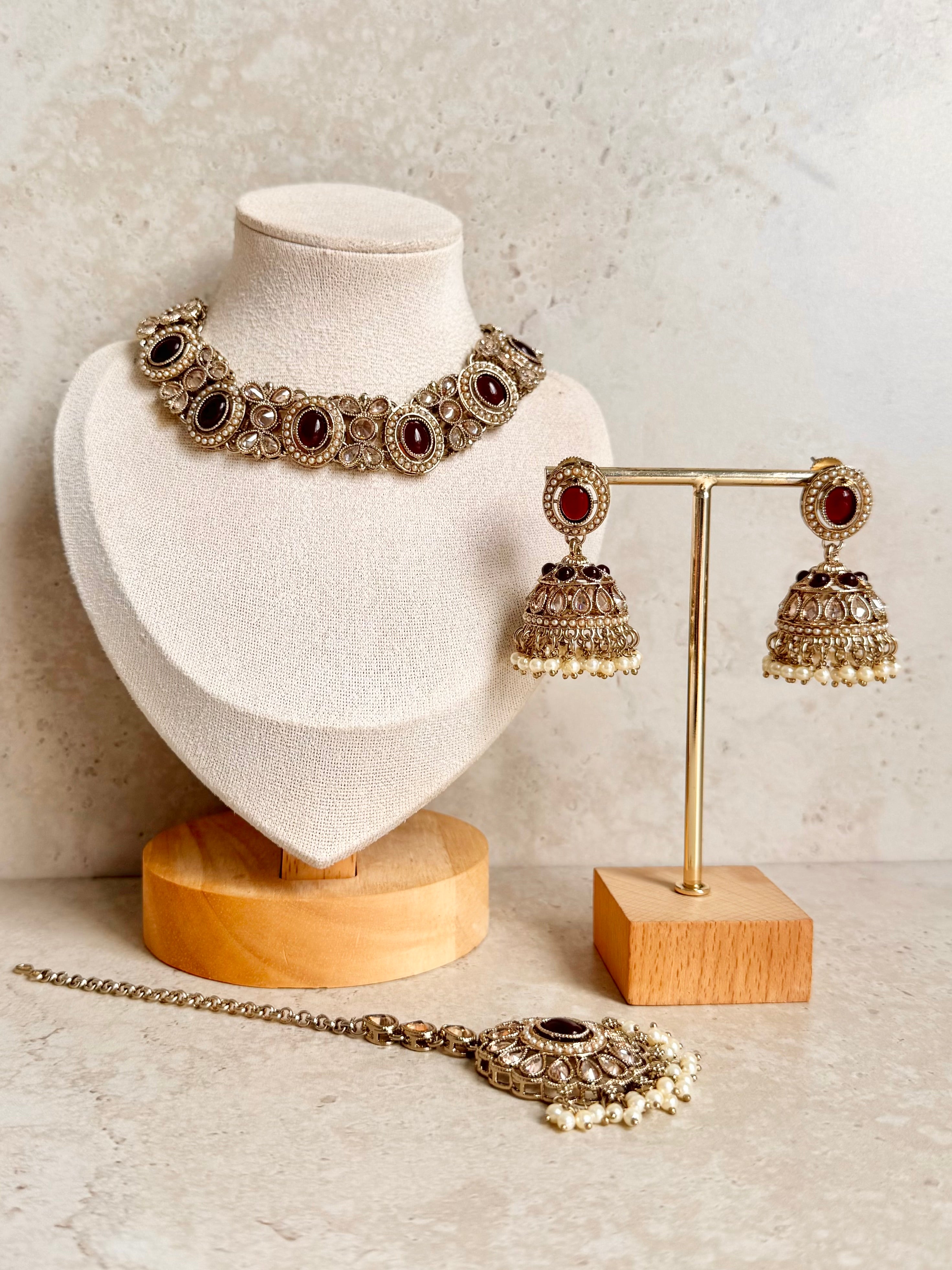 Jaspreet Necklace Set