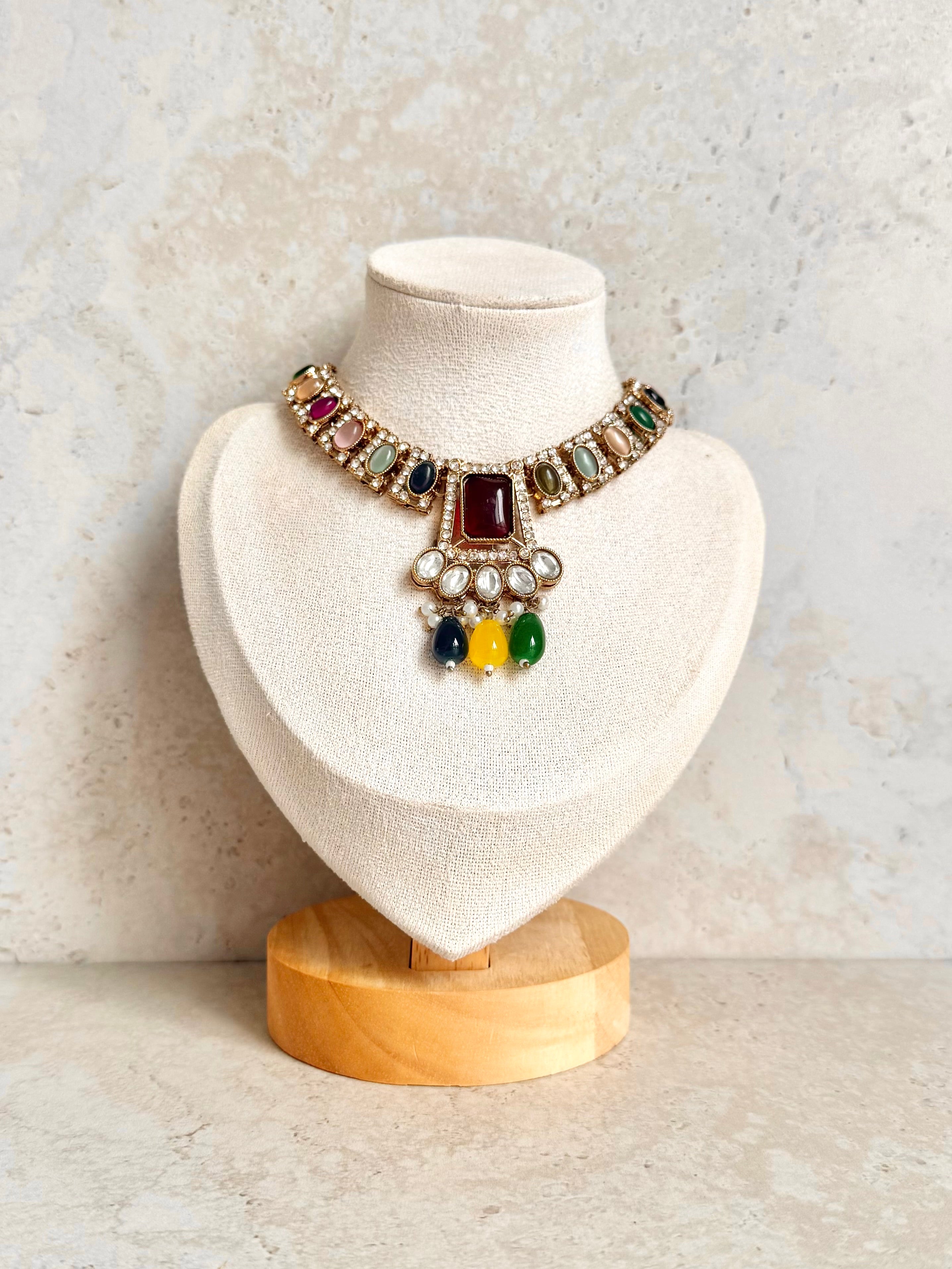 Neelam Necklace Set