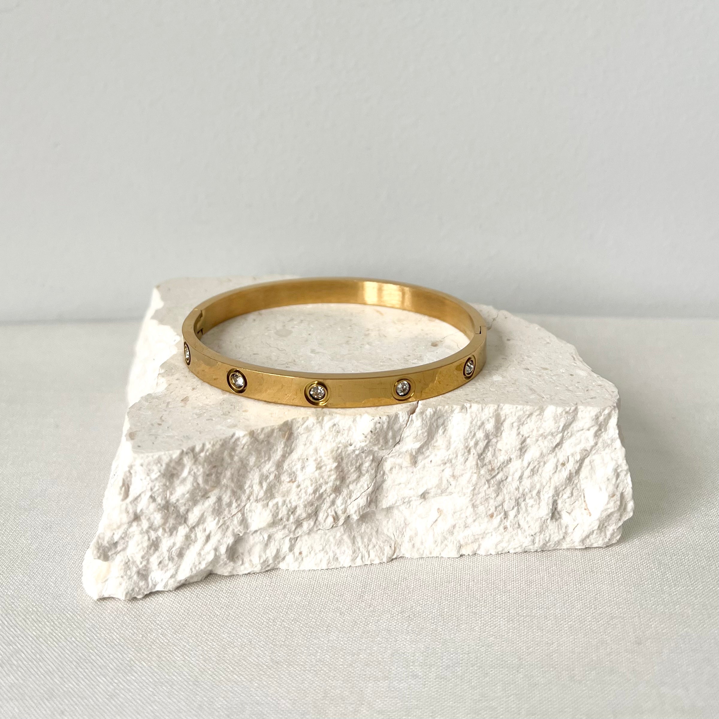 Gold Cuff Bangle