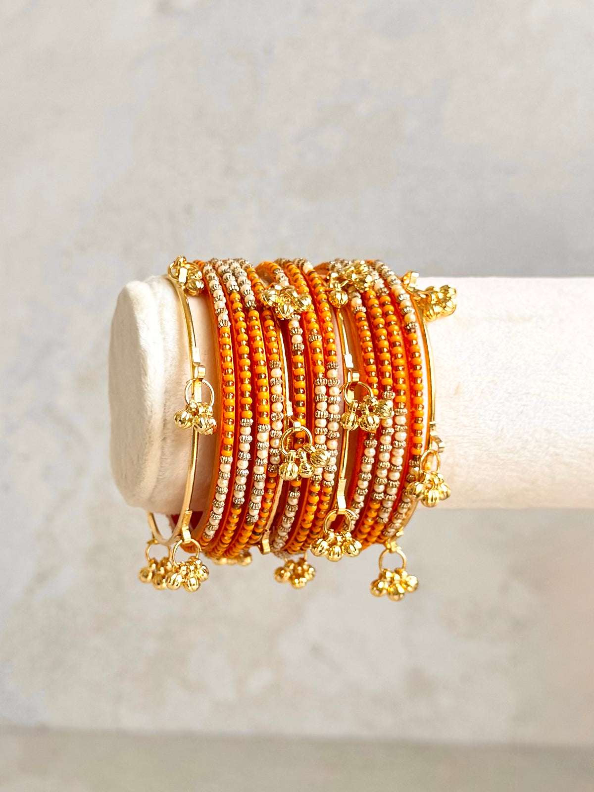 Orange Bangle Set