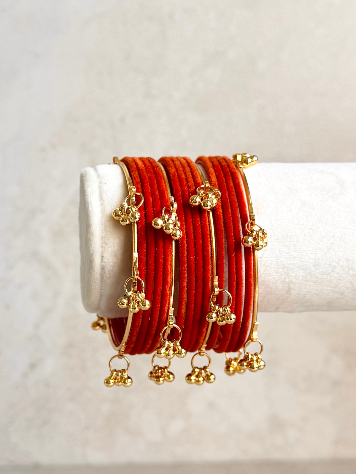 Orange Bangle Set