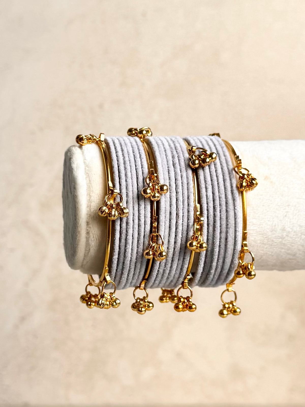 Light Grey Bangle Set